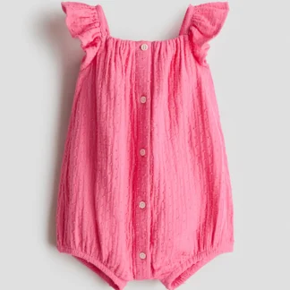H&M コットンロンパース
