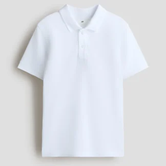 H&M コットンピケポロシャツ