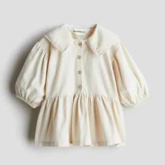 H&M コットンコーデュロイワンピース