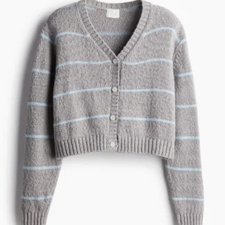 H&M スラブニットカーディガン
