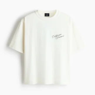 H&M ルーズフィット プリントTシャツ