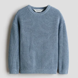 H&M コットンパテントニットセーター