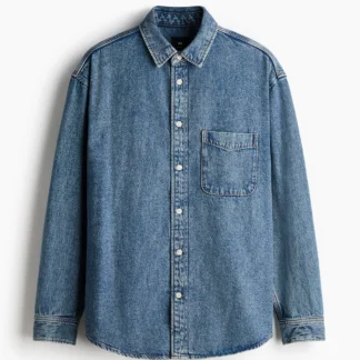 H&M ルーズフィット デニムシャツ