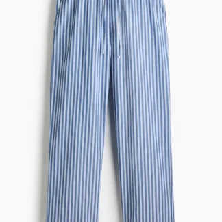 H&M リラックスフィット ポプリンパンツ