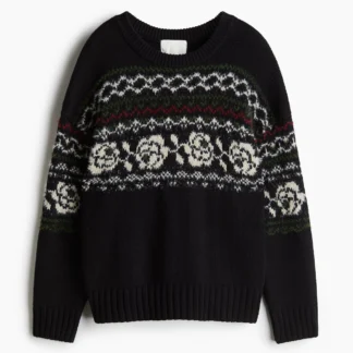 H&M ジャカードニットセーター