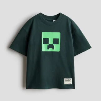 H&M オーバーサイズ プリントTシャツ