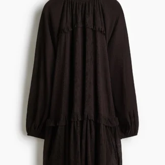 H&M プリセプリーツジャージーワンピース