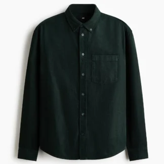 H&M レギュラーフィット コーデュロイシャツ