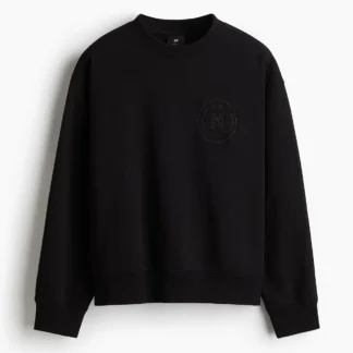 H&M レギュラーフィット プリントスウェットシャツ