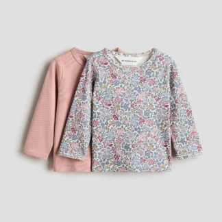H&M コットンジャージートップス 2枚セット
