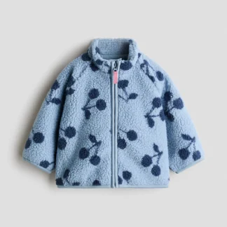 H&M プリントテディジャケット