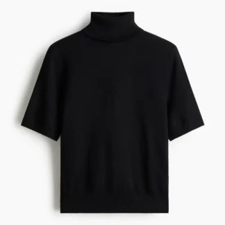 H&M ファインニット タートルネックトップス