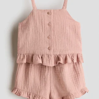 H&M コットンモスリン2アイテムセット