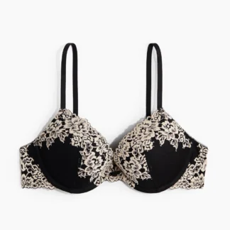 H&M レースプッシュアップブラ