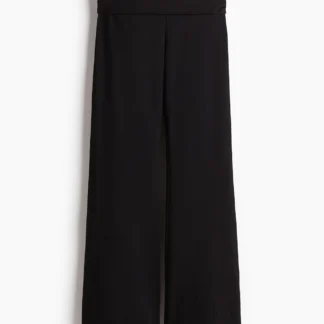 H&M フォールドオーバーウエスト コットンパンツ