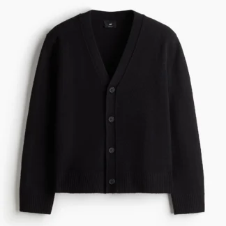 H&M レギュラーフィット 起毛カーディガン