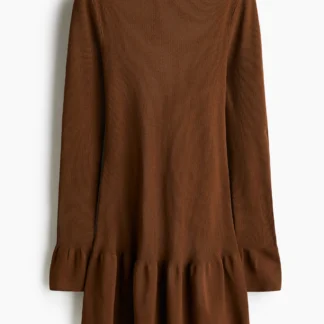 H&M リブニットワンピース