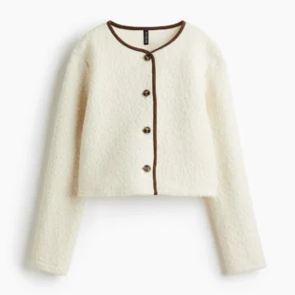 H&M テディカーディガン