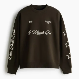 H&M オーバーサイズフィット プリントスウェットシャツ