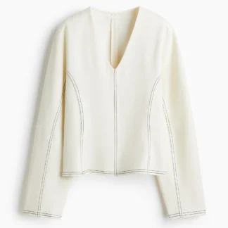 H&M Vネックトップス
