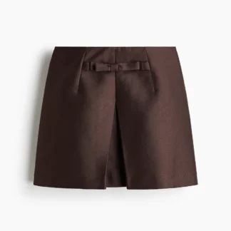 H&M フロントリボンミニスカート