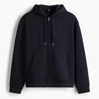 H&M ルーズフィット フルジップスウェットパーカ