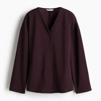 H&M フロントボタントップス