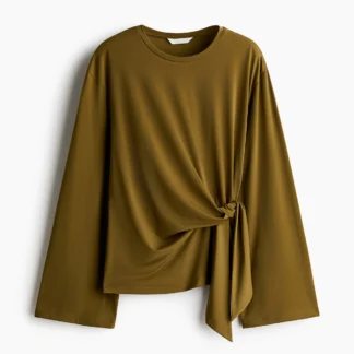 H&M タイディテールトップス