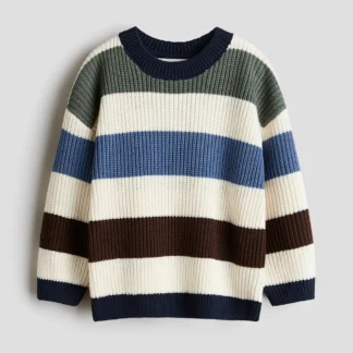 H&M パテントニットセーター