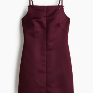 H&M サテンキャミワンピース