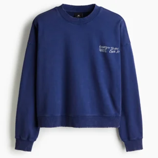 H&M オーバーサイズフィット プリントスウェットシャツ