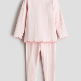 H&M プリントコットンパジャマ