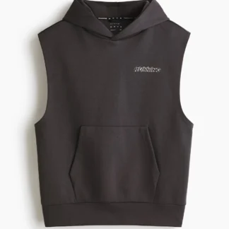 H&M ノースリーブ スポーツフーデッドトップス DryMove™