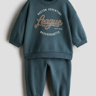 H&M プリントデザイン スウェット2アイテムセット