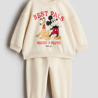 H&M プリントデザイン スウェット2アイテムセット