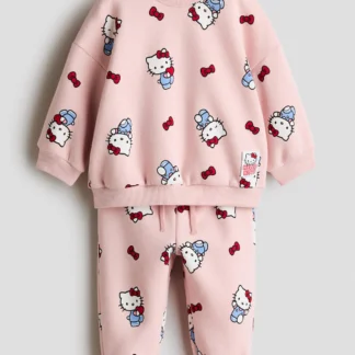H&M プリントデザイン スウェット2アイテムセット