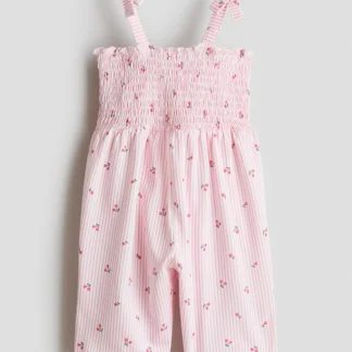 H&M プリント コットンロンパース