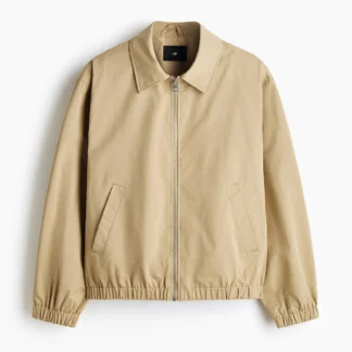 H&M 襟付きコットンジャケット