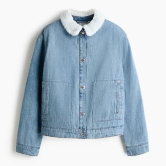 H&M 襟付きデニムジャケット