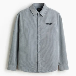 H&M ルーズフィット コーデュロイシャツ