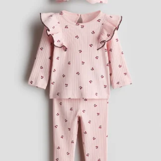H&M プリントデザイン コットン3アイテムセット