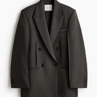 H&M ダブルブレスト ウールブレザー