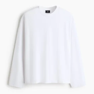 H&M オーバーサイズフィット 長袖ジャージートップス