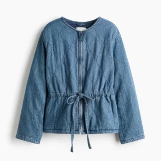 H&M キルティングデニムジャケット
