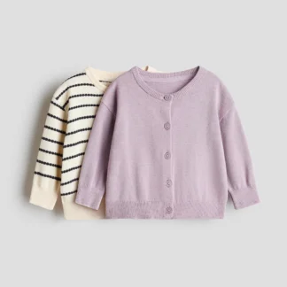 H&M コットンカーディガン 2枚セット