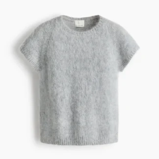 H&M モヘアブレンドトップス