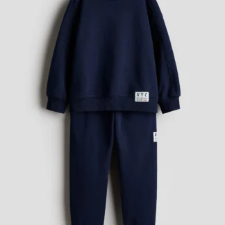 H&M ディテールデザイン スウェット2アイテムセット