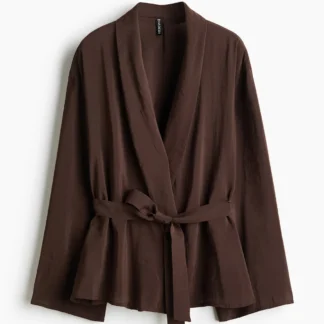 H&M ベルテッドオーバーサイズブレザー