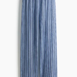 H&M ホールニットワイドパンツ