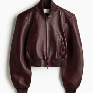 H&M レザーフライトジャケット